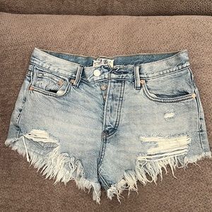 Free People Jean Shorts